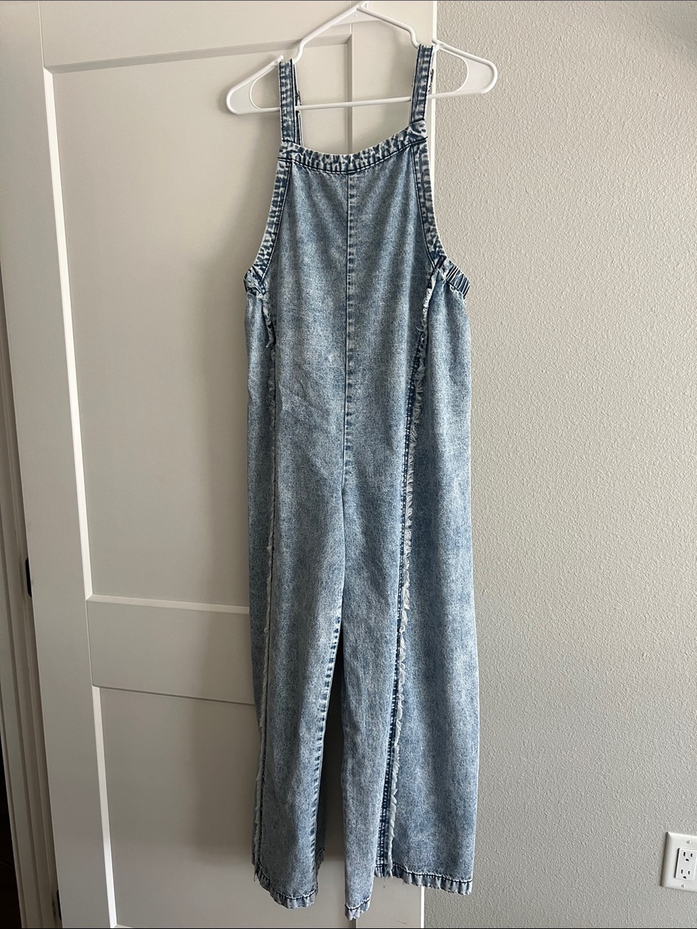 Light Wash Denim Jumpsuit